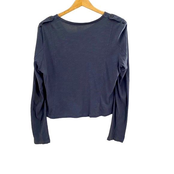 Converse One Star Blue Moto Style Jacket Top, Size Large - Picture 2 of 13